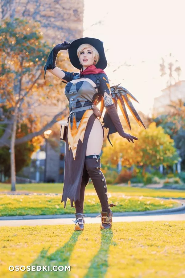 Kayla Erin - Witch Mercy (Overwatch) patreon cosplay set - 2