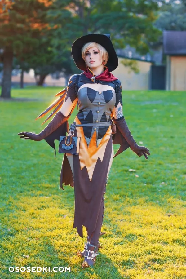 Kayla Erin - Witch Mercy (Overwatch) patreon cosplay set - 5