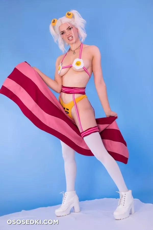 Nichameleon - Gudetama lingerie patreon cosplay set - 5
