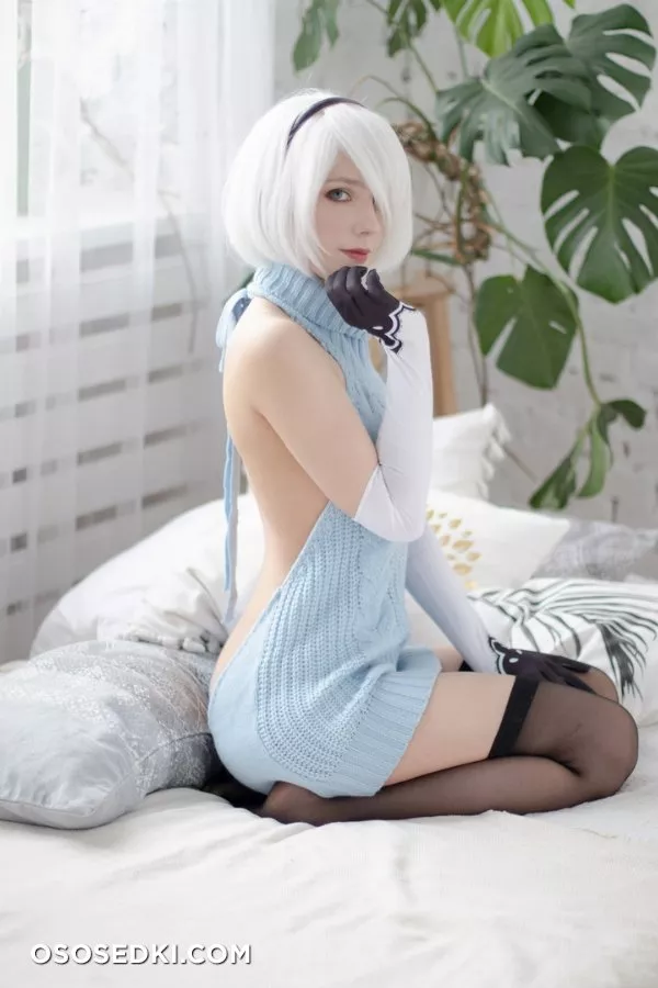 Takeomeow - 2B - Virgin Killer erotic patreon cosplay set - 5