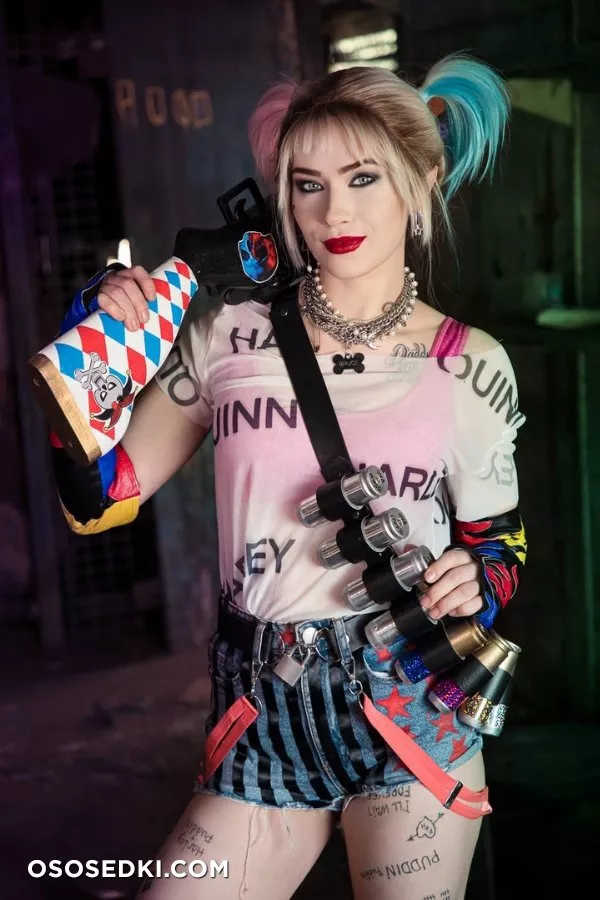 Nichameleon - Harley Quinn patreon cosplay set - 5