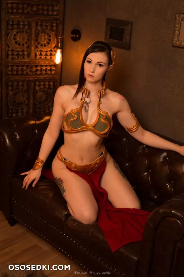 Nana Kuronoma - Slave Leia erotic patreon cosplay set - 1