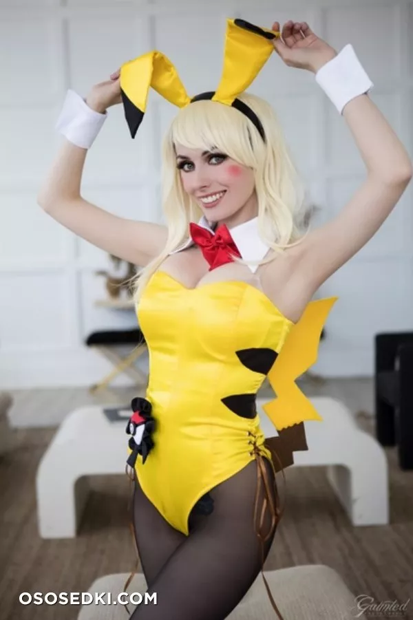 Rolyatistaylor - Bunny Pikachu patreon cosplay set - 1