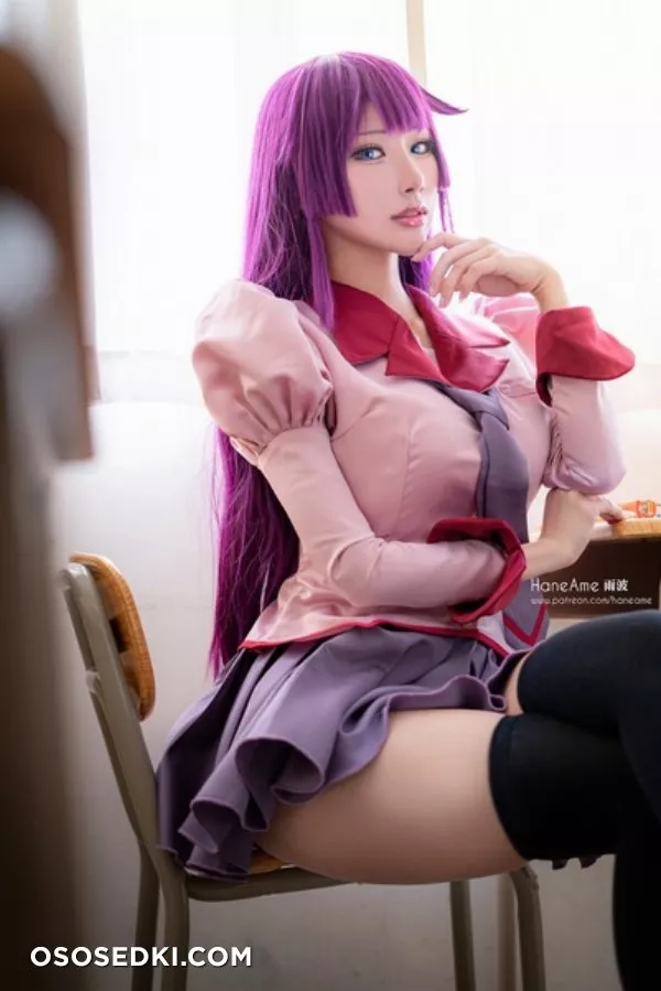 Hane Ame cosplay - Hitagi Senjougahara erotic patreon/onlyfans - 1
