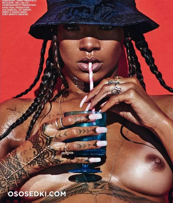 Rihanna Nude Topless Magazine Photoshoot Set private - 2