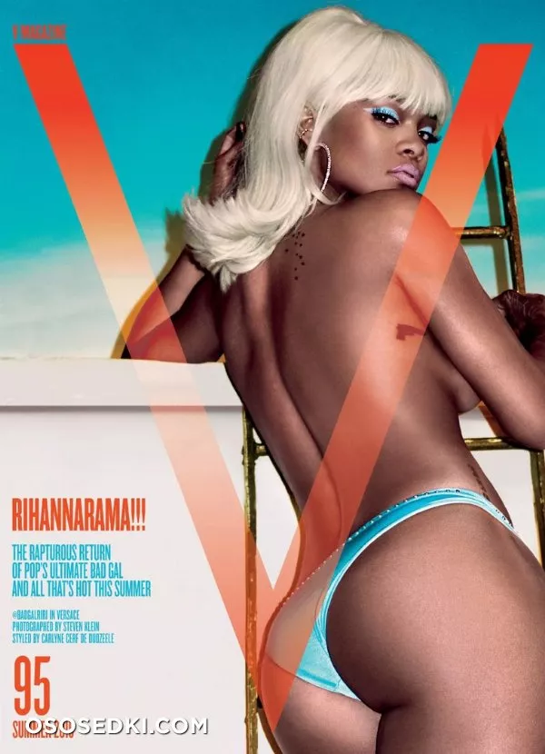 Rihanna Nude Topless Magazine Photoshoot Set private - 4