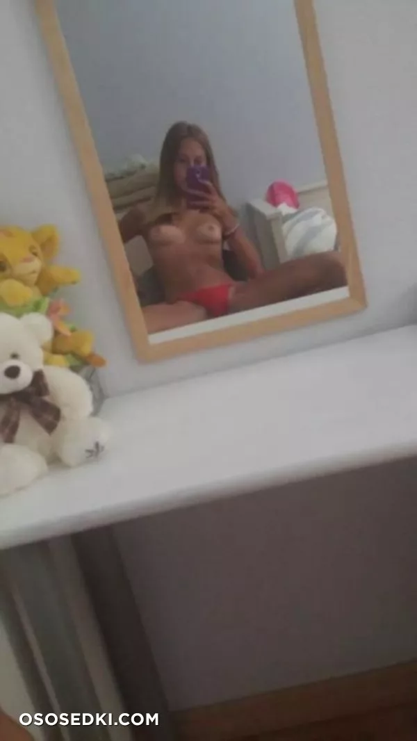 naughty babe showing her tits and pussy - 2