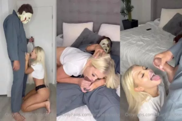 ScarlettKissesXO Halloween Special Facial nude. Onlyfans, Patreon leaked 92.45 nude photos and videos