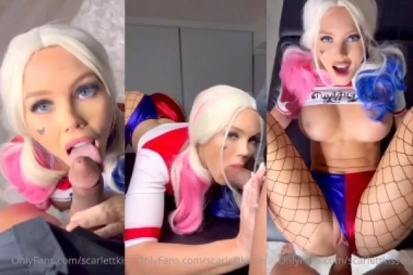 ScarlettKissesXO Harley Quinn Cosplay Sextape nude. Onlyfans, Patreon leaked 81.13 nude photos and videos