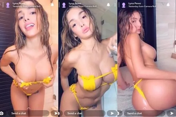 Lyna Perez Sexy Yellow Bikini Strip Tease nude. Onlyfans, Patreon leaked 59.73 nude photos and videos